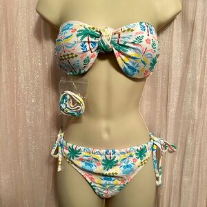 Printed Bikini, Size Medium, Wild Fable